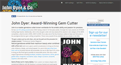 Desktop Screenshot of johndyergems.com